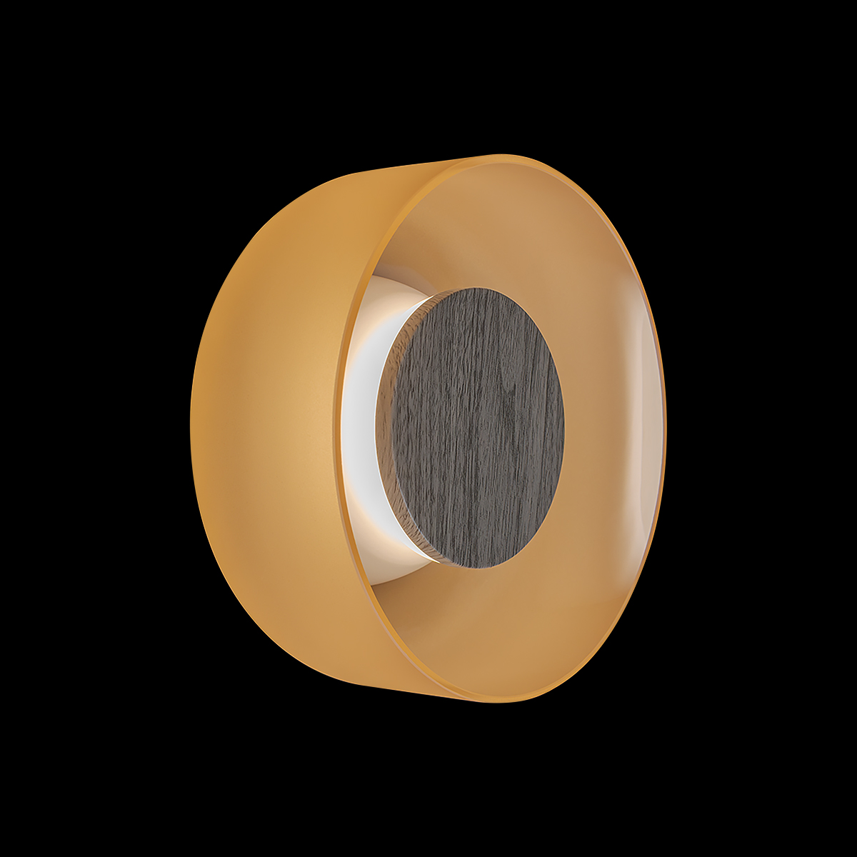 настенный светильник loft it totem 10466w amber matte wood