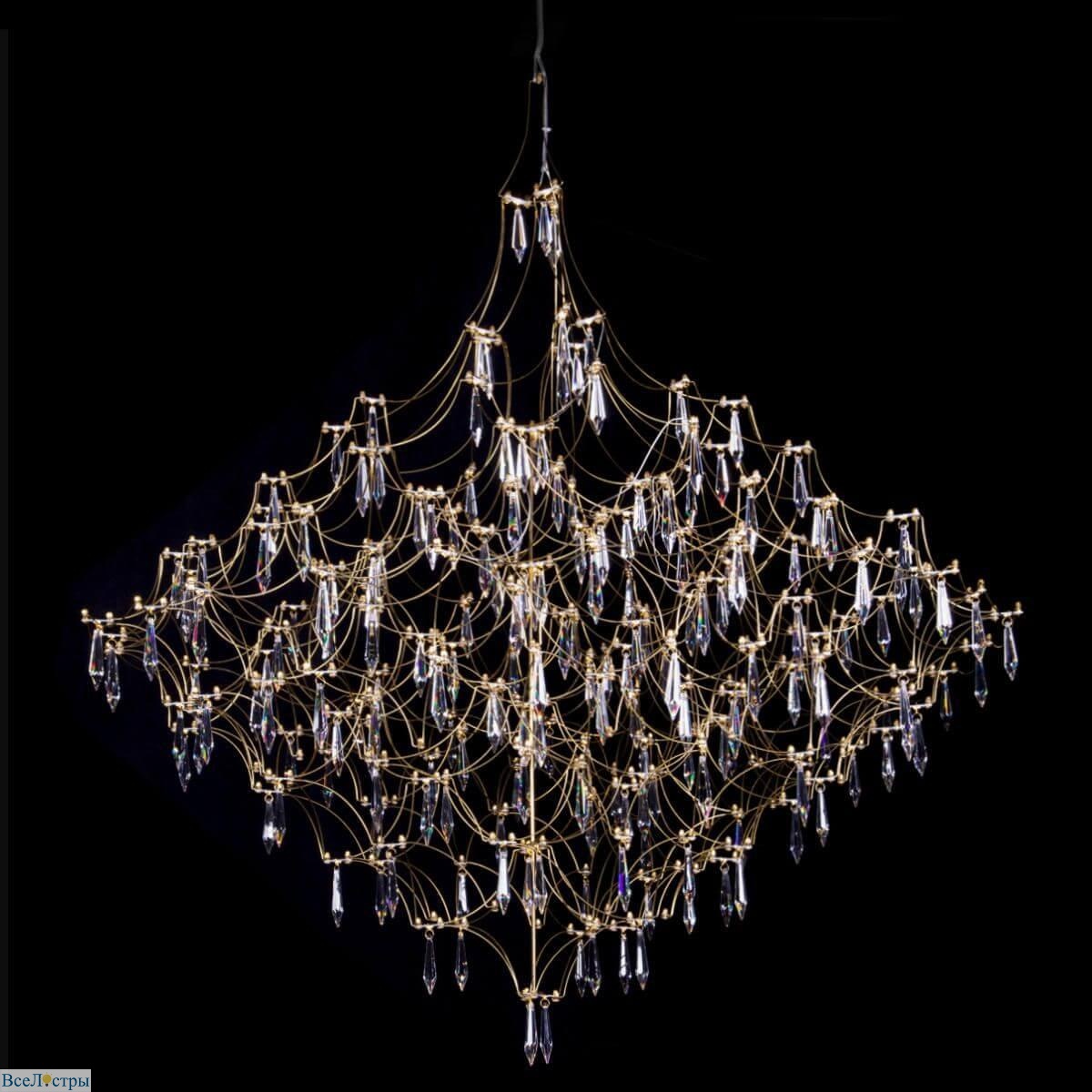 подвесной светодиодный светильник loft it mira 10259/1200 gold asfour