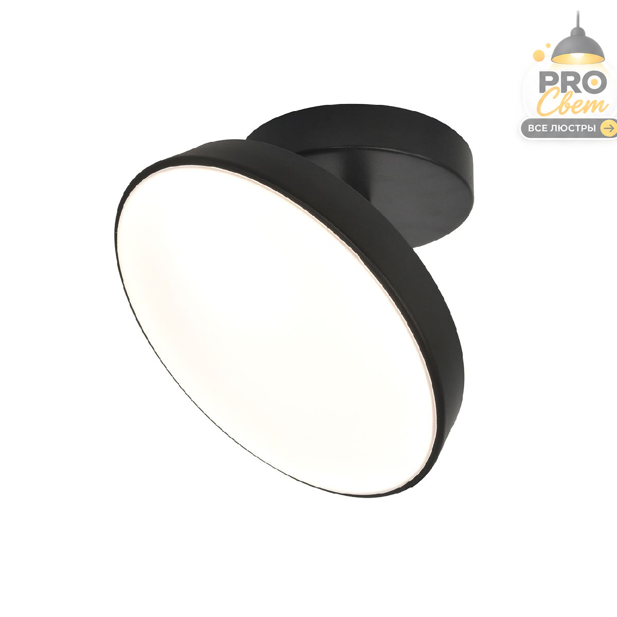 потолочный светильник escada 20023sma/01led bk