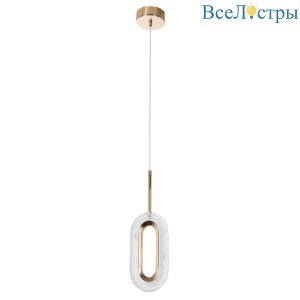 Подвесной светодиодный светильник Arte Lamp OVALE A2489SP-1GO