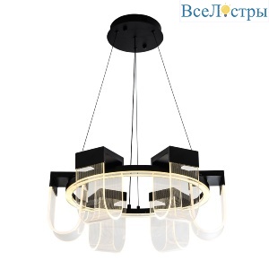 Подвесная люстра LED4U L7707-600 BK