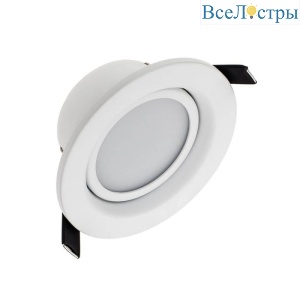 Встраиваемый светодиодный светильник Arlight LTD-70WH 5W Warm White 018420