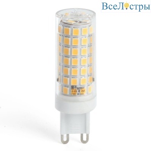 Лампа светодиодная Feron G9 9W 6400K прозрачная LB-434 38148