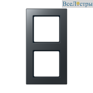 Рамка двухместная Jung AC582BFANM