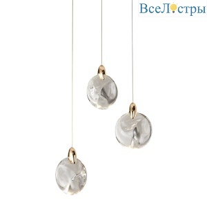Подвесной светильник Delight Collection OD2440-3 gold/clear