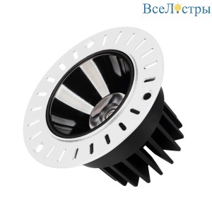 Встраиваемый светильник Arlight MS-ATLAS-TRIMLESS-R70-12W Warm3000 (BK, 32deg, 230V) 036105