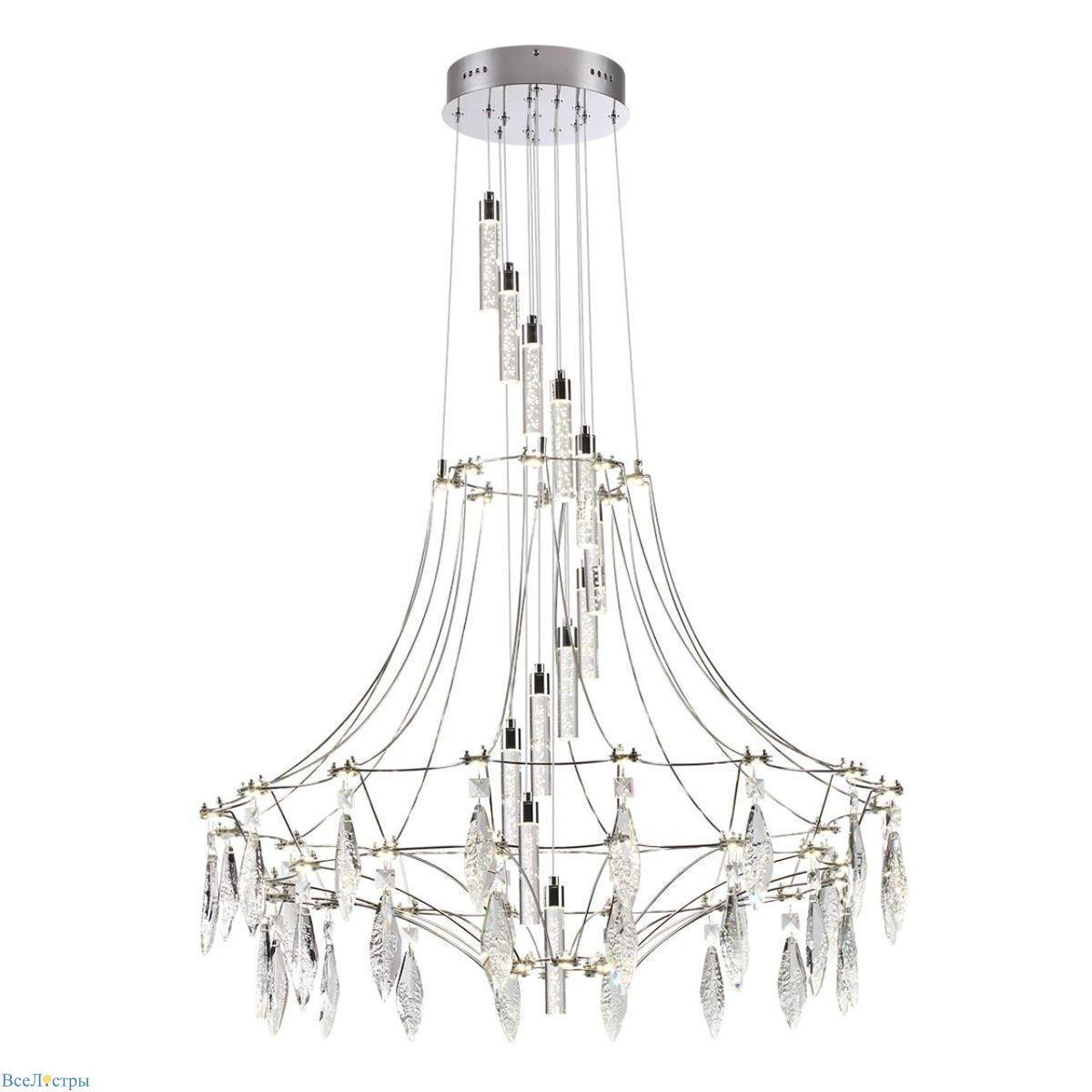 подвесная светодиодная люстра odeon light classic flamenco 6699/51l