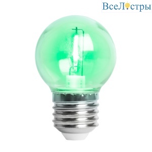 Лампа светодиодная Feron LB-383 E27 2W зеленый 48935