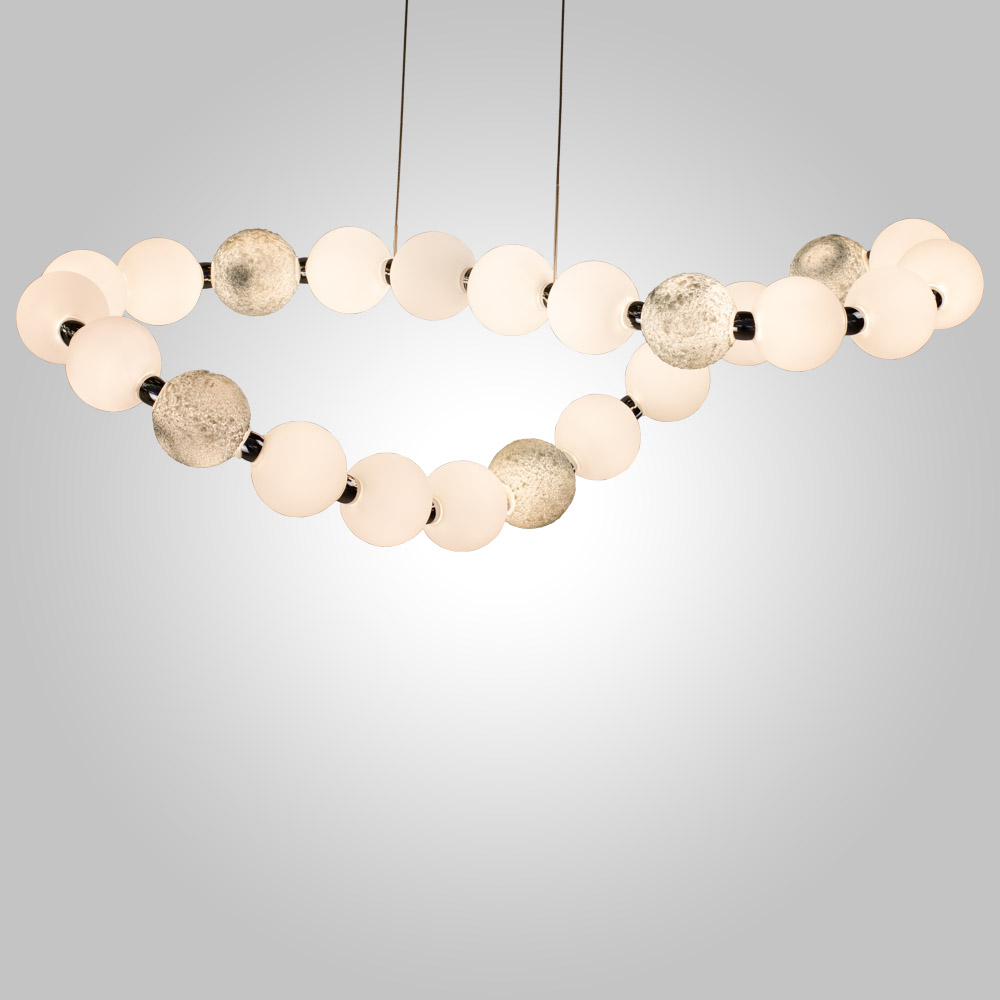 подвесная люстра am group pearl 8823-25 ch