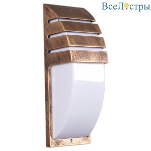 Уличный настенный светильник Reluce 02304-0.2-001WL BKG