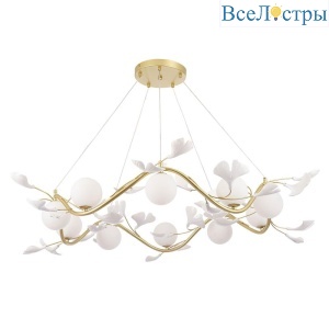 Подвесная люстра Crystal Lux COLIBRI SP10 GOLD