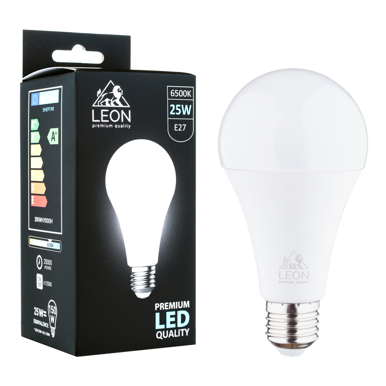 светодиодная лампа leon le-a70-25w-6500k-e27