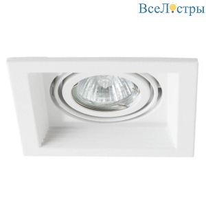 Встраиваемый светильник Arte Lamp Canis A6661PL-1WH