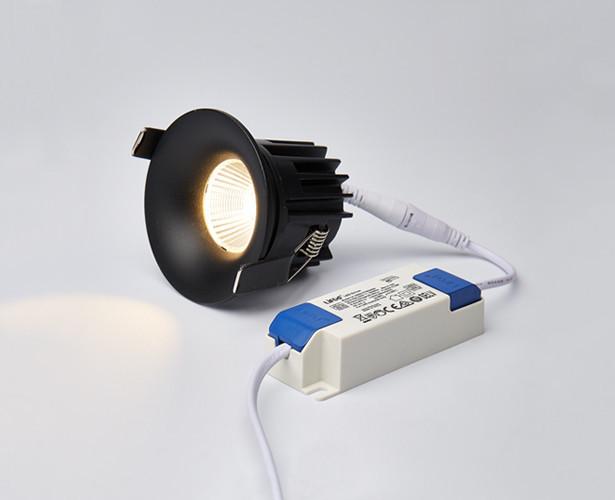 встраиваемый светодиодный светильник italline it06-6023 black 4000k