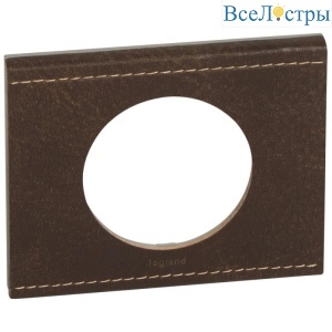 Рамка 1-постовая Legrand Celiane кожа текстура 069401