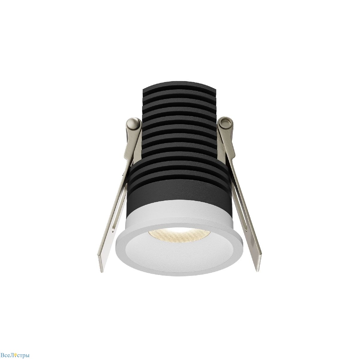 встраиваемый светильник maytoni mini dl059-7w3k-w