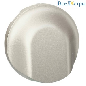 Лицевая панель Legrand Celiane кабельного вывода титановая 068441