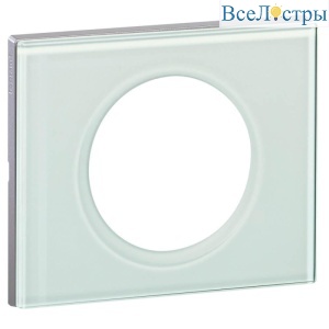 Рамка 1-постовая Legrand Celiane смальта белая глина 069311