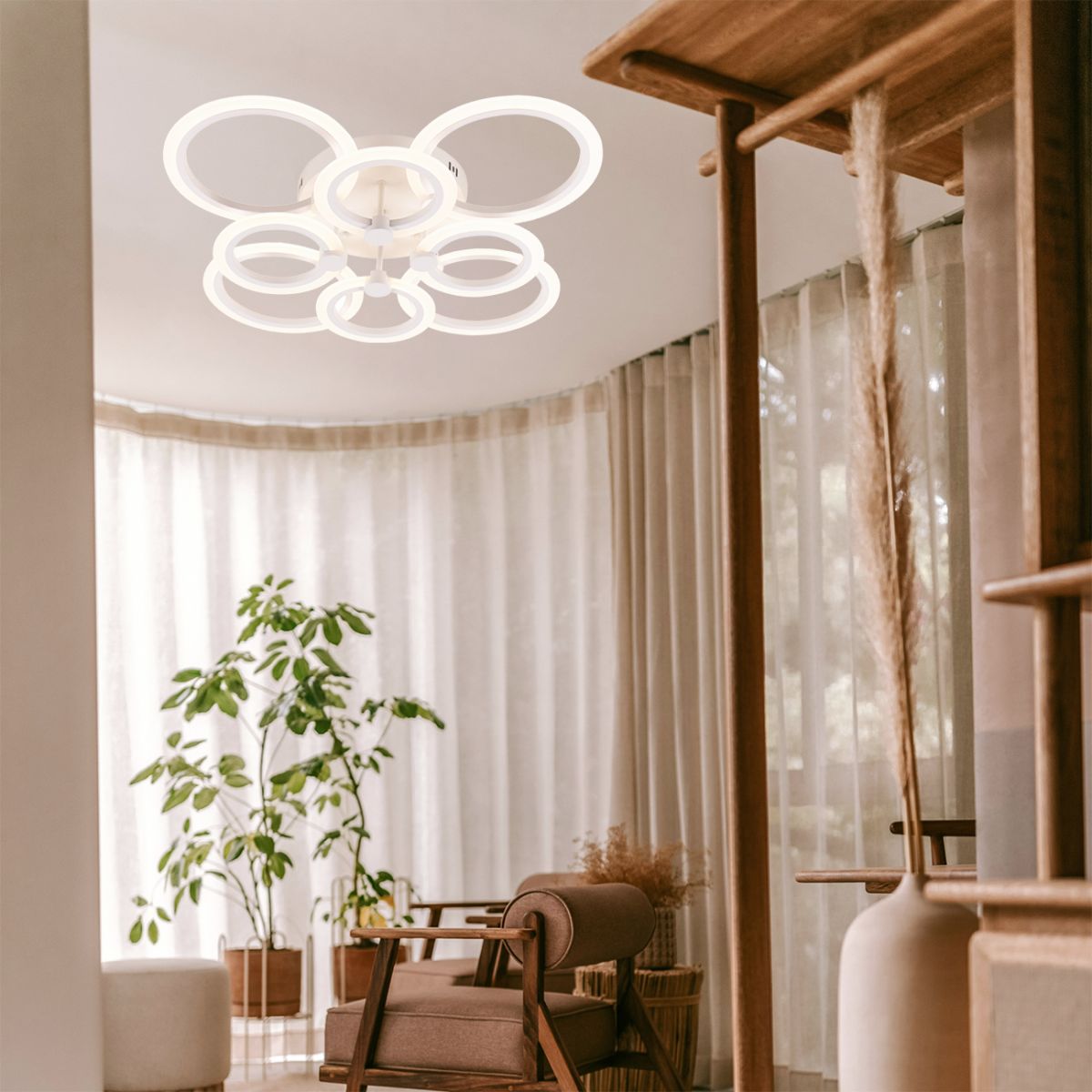 потолочная люстра escada orbita 10206/8led