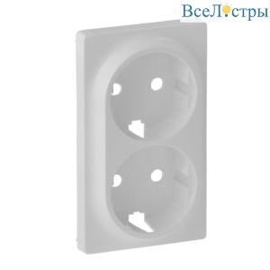 Лицевая панель Legrand Valena Life розетки с/з белая 754950