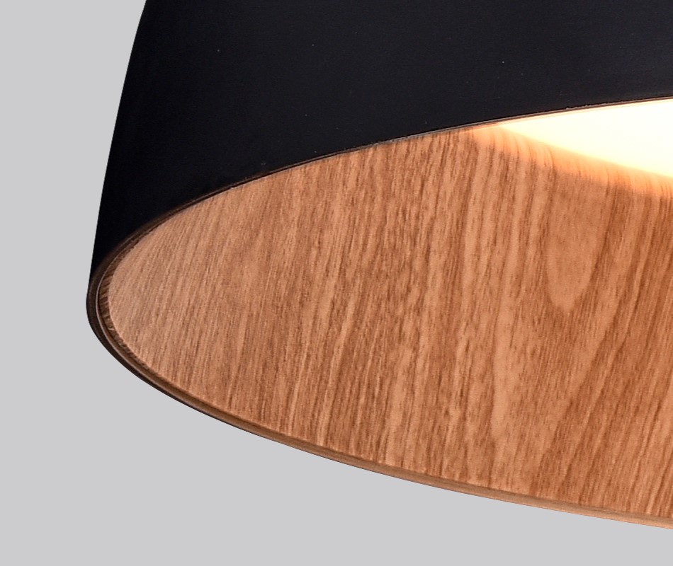 потолочный светильник delight collection c0207-500a black/wood