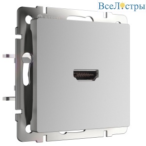 Розетка HDMI Werkel серебряный WL06-60-11 4690389110993 a039268