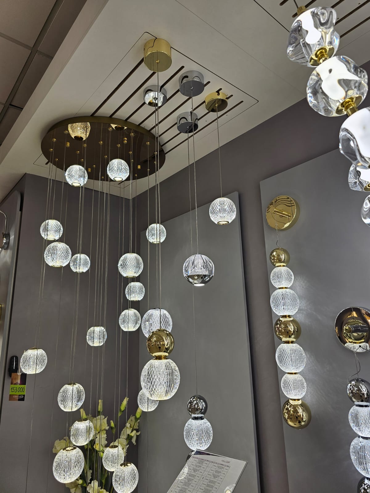 подвесная люстра odeon light crystal 5008/56l