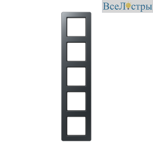 Рамка пятиместная Jung AF585BFANM