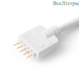 Коннектор Apeyron для соединения RGBW ленты 10 мм с контроллером RGBW 09-78