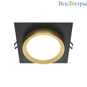 Встраиваемый светильник Maytoni Hoop DL086-GX53-SQ-BG