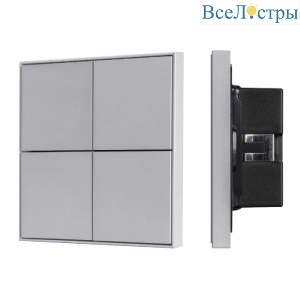 Кнопочная панель Arlight KNX-304-23-IN Silver BUS, Frame 039666