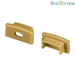 Заглушка Arlight LINE-1708 GOLD с отверстием 039993