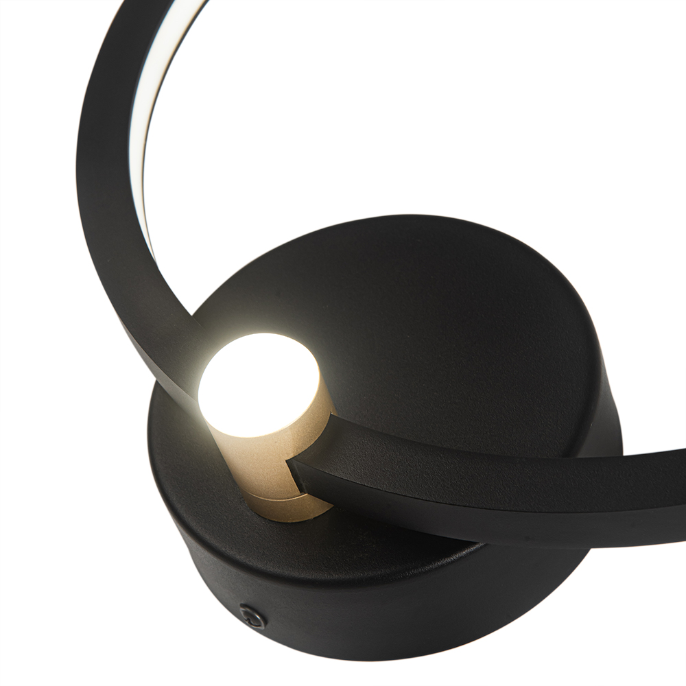 настенный светильник arte lamp errai a2195ap-1bk