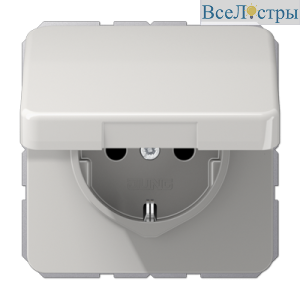 Розетка штепсельная Schuko Jung CD1520BFKLLG