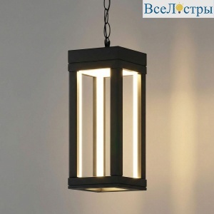 Уличный подвесной светильник Elektrostandard Frame 1528 TECHNO LED черный 4690389219115 a072091