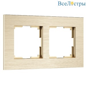 Рамка на 2 поста Werkel AluMax 4690389204050 W0023511 a066334