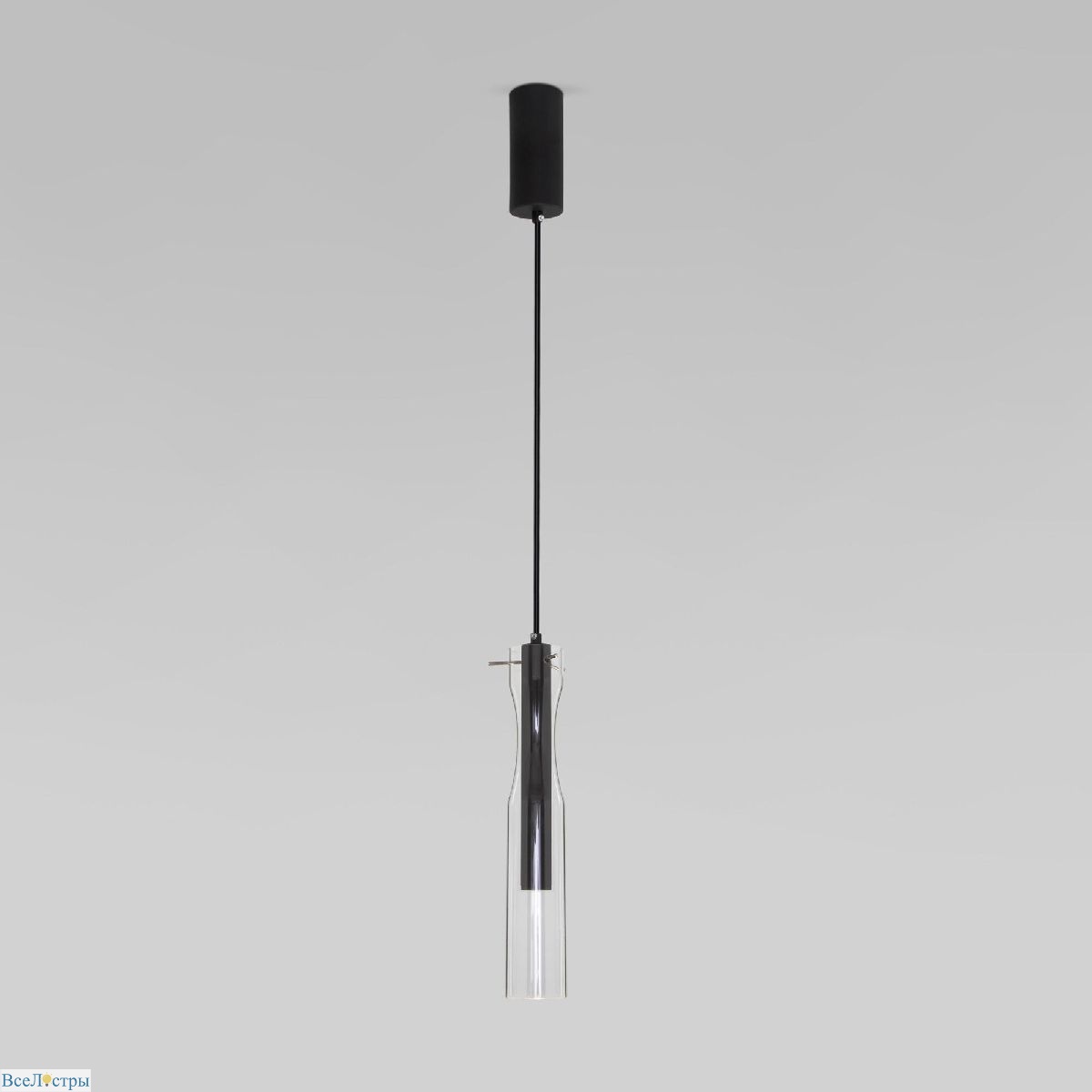подвесной светильник eurosvet swan 50254/1 led черный a063280