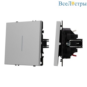 Механизм звонкового выключателя Arlight LED SWT-NOBE-MKR1-SFPL-L-IS (230V, 10A) (Никель) 061784