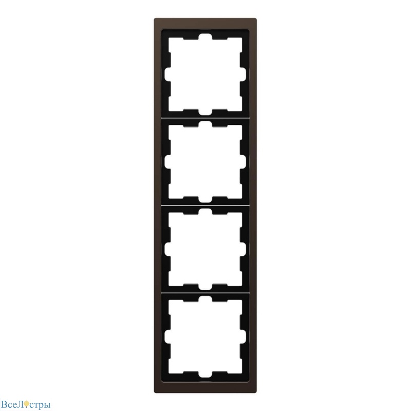 рамка 4-постовая schneider electric merten d-life mtn4040-6552