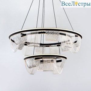 Подвесная люстра LED4U L7706-800-460 BK