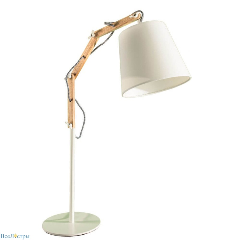 настольная лампа arte lamp pinocchio a5700lt-1wh