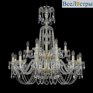 Подвесная люстра Bohemia Ivele 1402/12+6/300/XL-91/2d G