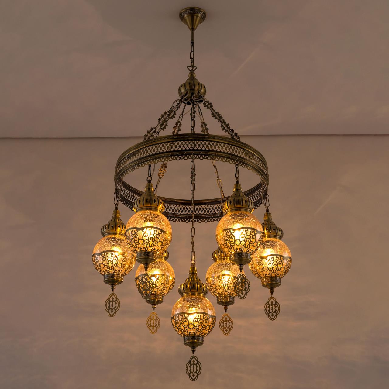 подвесная люстра citilux каир cl419163
