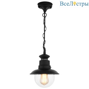 Уличный подвесной cветильник Elektrostandard Talli H GL 3002H черный 4690389106590