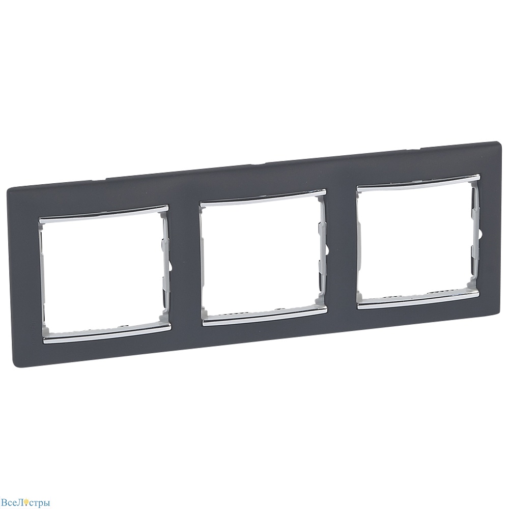 рамка трехместная legrand valena classic 696740
