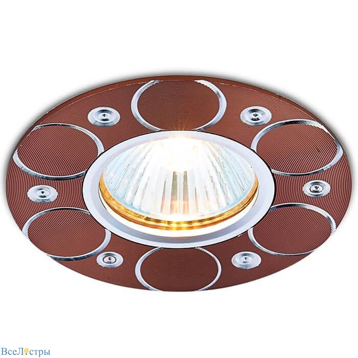встраиваемый светильник ambrella light alum a808 al/br