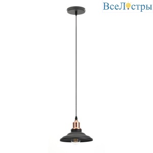 Подвесной светильник ЭРА PL4 BK/RC Б0037438