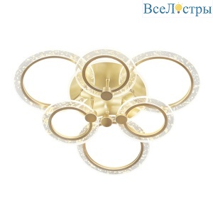 Потолочная светодиодная люстра Escada Enigma 10225/6LED Gold