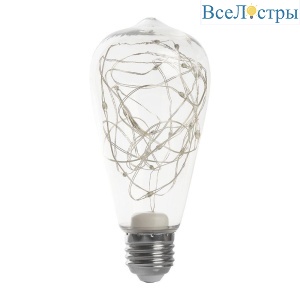 Лампа светодиодная Feron E27 3W 2700K прозрачная LB-380 41674