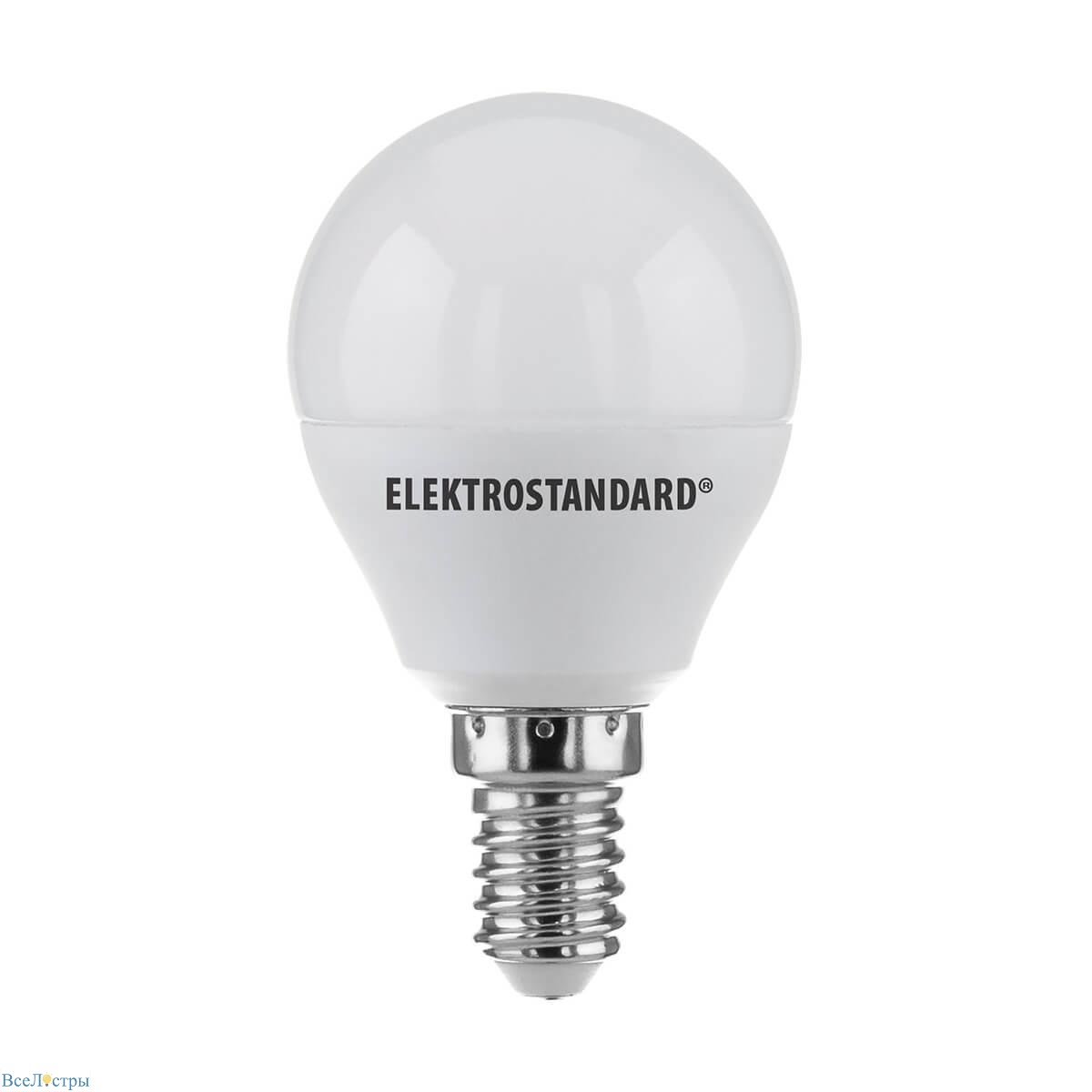 лампа светодиодная elektrostandard e14 7w 3300k матовая a048993